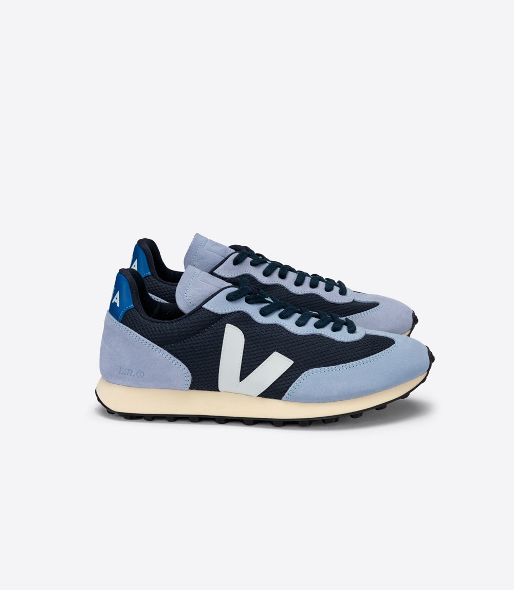 Tenis Veja Hombre - Rio Branco Alveomesh - Azules/Negros/Blancos - 948JSUDGC